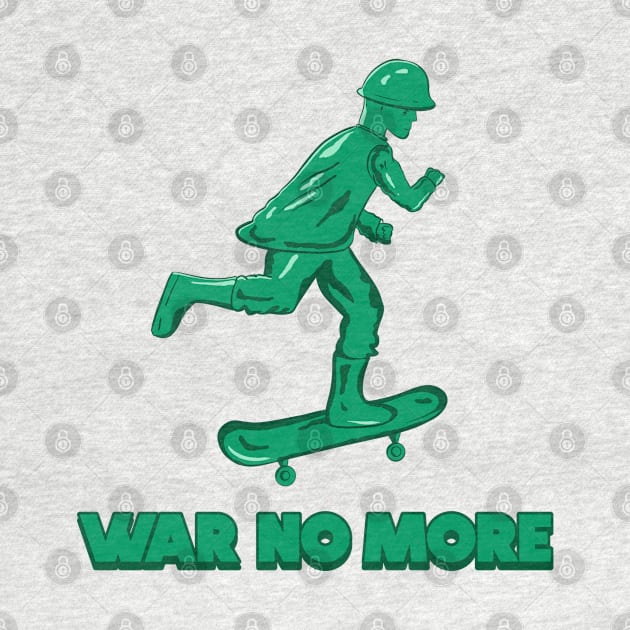 War no more -  Toy soldier skater by MisterThi